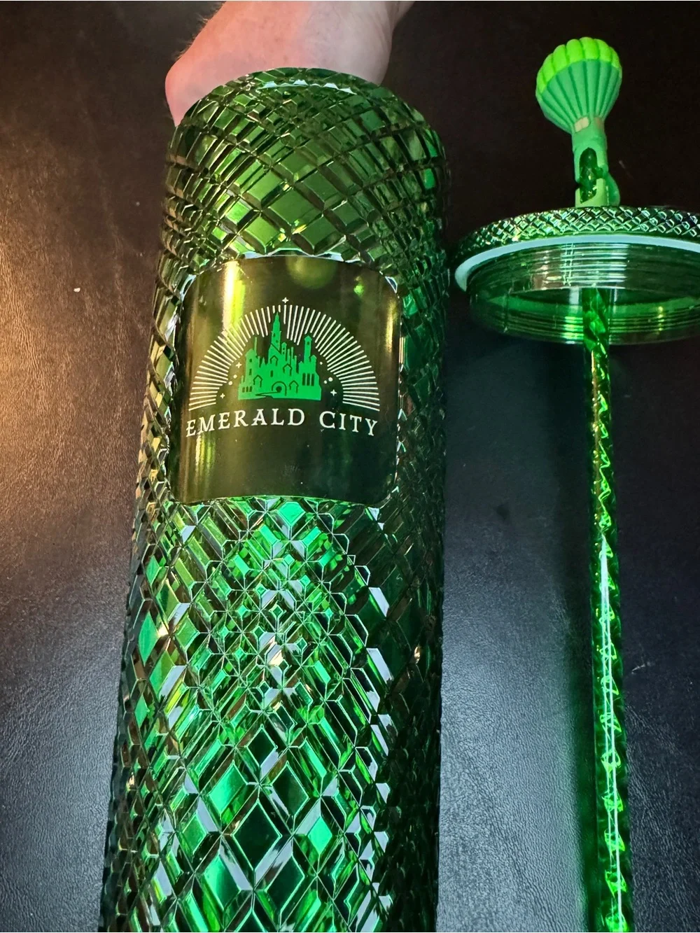 Starbucks WICKED EMERALD CITY LIMITED EDITION Green Tumbler 24 Oz NEW